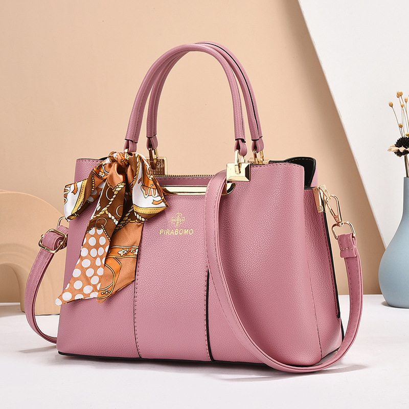 One-piece consignment 2025 new high-end and elegant women's bag, versatile handbag, large capacity middle-aged mom bag Specification drawing