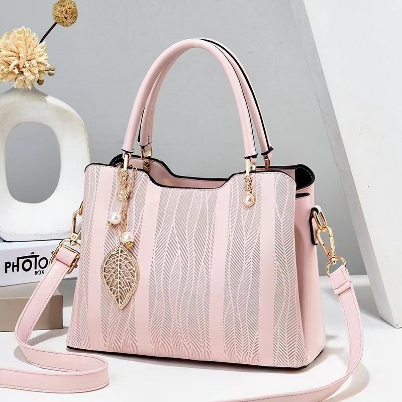 New simple and elegant cross-border versatile crossbody large bag, personalized women's bag, women's handbag, fashionable and trendy single-shoulder bag Item Picture