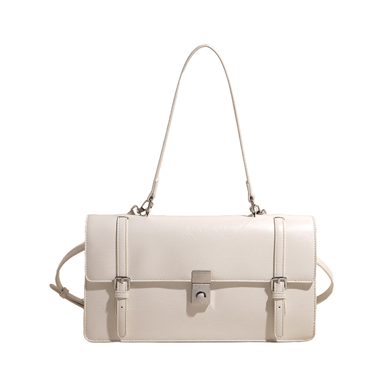 A retro Korean-style fashionable and high-end handbag for women, a new Korean-style Instagram trendy single-shoulder crossbody hand-carried small square bag in 2025 Item Picture