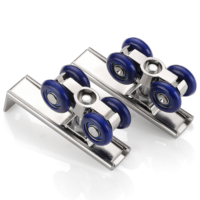 Small pulleys, small hanging wheels, wooden door sliding door hanging wheels, hanging rails, small four wheels, sliding door rollers, wardrobe door bearing wheels Item Picture