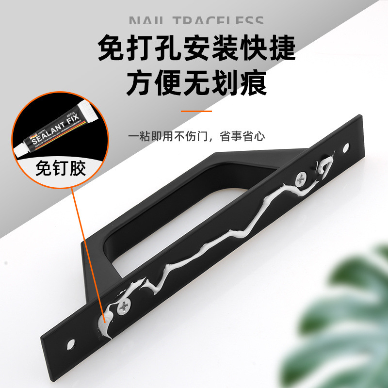 Aluminum alloy door exposed handle, door pull handle, sliding door, balcony door, sliding door and window handle, plastic steel glass door handle Application Scenario