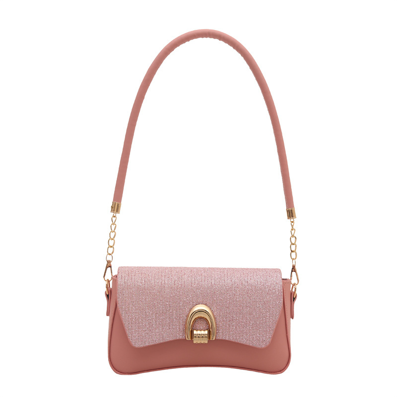 Retro style single-shoulder crossbody bag for women 2025 new stylish and fashionable commuting trend simple square underarm bag Item Picture