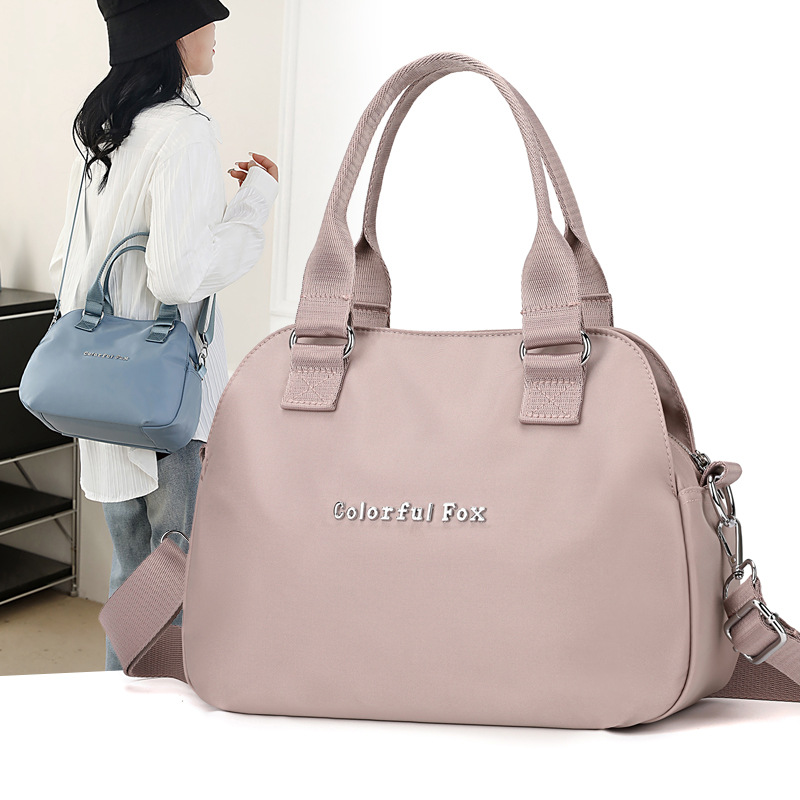 Colorful Fox fashion trend crossbody bag for women, large capacity simple single-shoulder bag, Korean version versatile handbag full figure