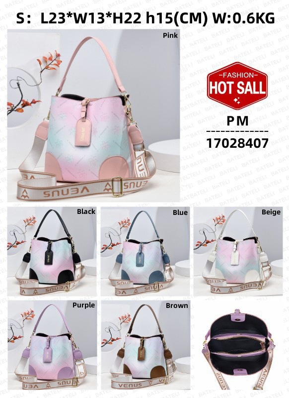Gradient rainbow bag factory fashionable and trendy women's bag, high-end sense, large capacity single-shoulder bag, crossbody bag, handbag for women Application Scenario