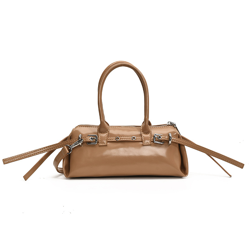 High-end commuter small bag for women, 2025 new style casual and versatile crossbody bag, fashionable hand-held pillow bag, baguette bag Item Picture