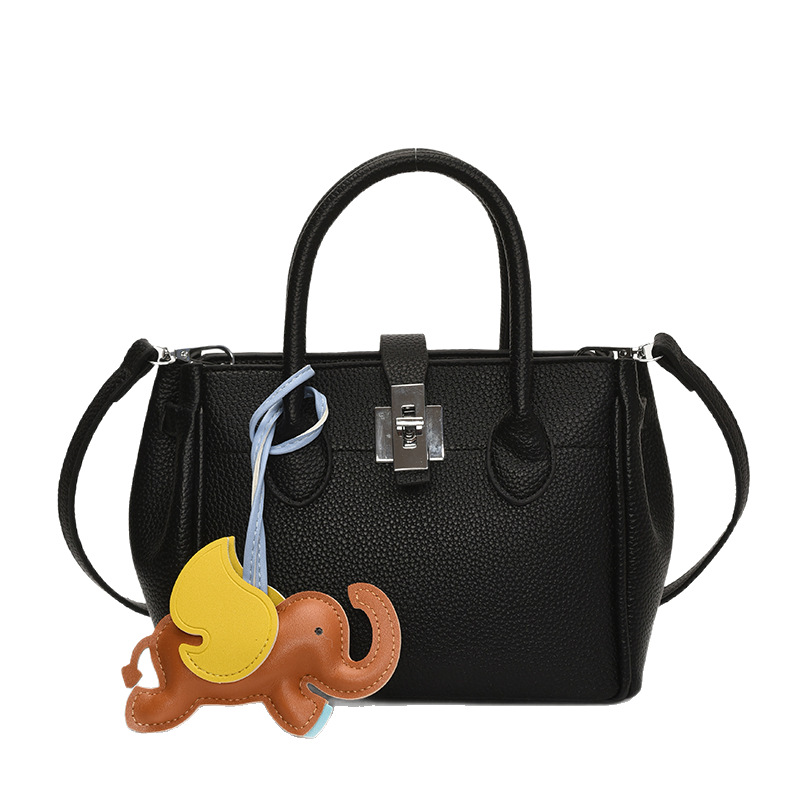 High-end texture trendy lychee pattern handbag for women 2025 new style trendy, fashionable, versatile and stylish single-shoulder crossbody bag Item Picture