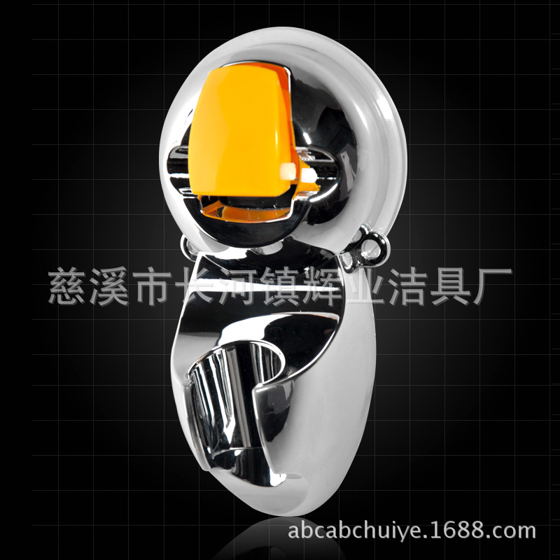 Nail-free powerful suction cup shower head bracket, fixed socket for bathroom shower head, plastic showerhead, electroplated wall rack Application Scenario