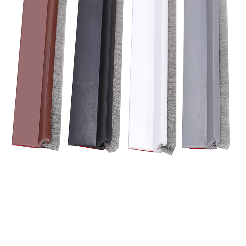 Silicone rubber door bottom windproof thickened sound insulation strip, no falling off, door insect-proof sealing strip, door stop, dust-proof strip for the gap under the door Application Scenario