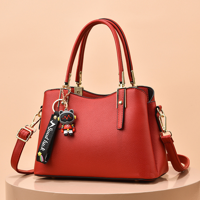 Bag Girl 2022 Winter New ins women's Bag, a personalized handbag, fashionable crossbody, simple single-shoulder bag, trendy for women Specification drawing