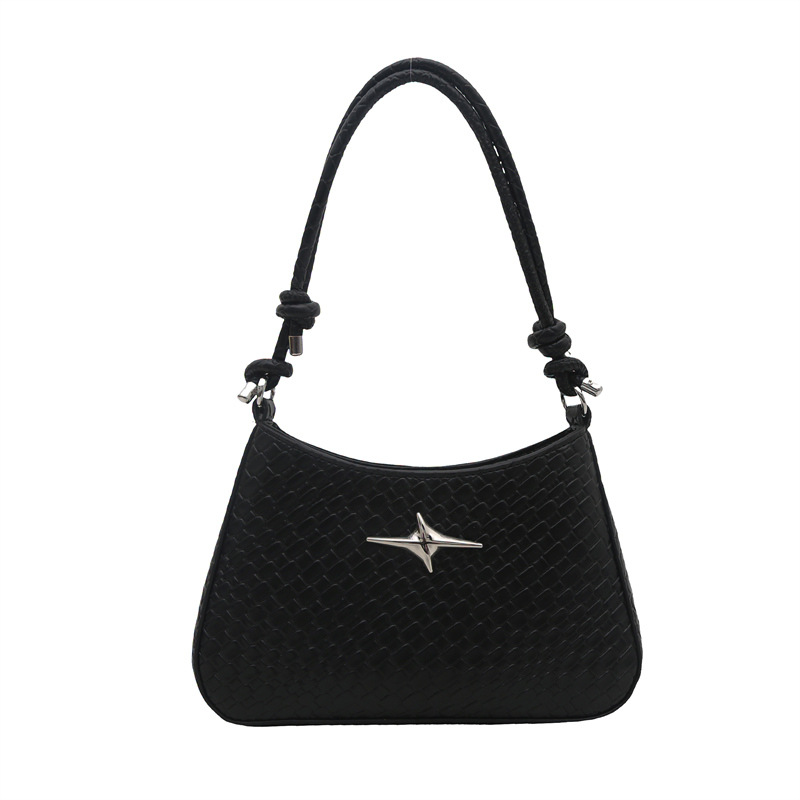 New minimalist commuting retro bag, high-end texture, fashionable, single-shoulder versatile, underarm bag, large capacity handbag for women Item Picture