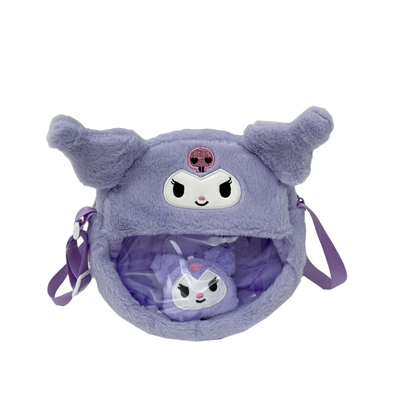 New 8-inch Sanrio handbag plush toy 30cm claw machine doll cartoon, Japanese-style cartoon manufacturer wholesale Item Picture