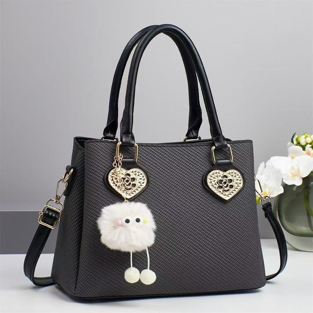 Cash on delivery, factory wholesale bags, fashionable and trendy women's bags, high-end sense, large capacity single-shoulder bags, crossbody bags, handbags for women full figure