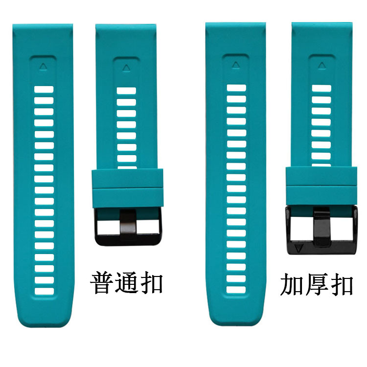 Quick-release silicone straps for Garmin fenix7 7X, fenix6 6X and fenix5 5X are in stock Specification drawing