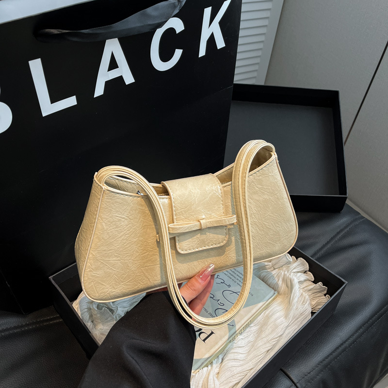 Cross-border bags Women 2025 Summer New high-end niche single-shoulder underarm bag for work and commuting Baguette bag details Picture