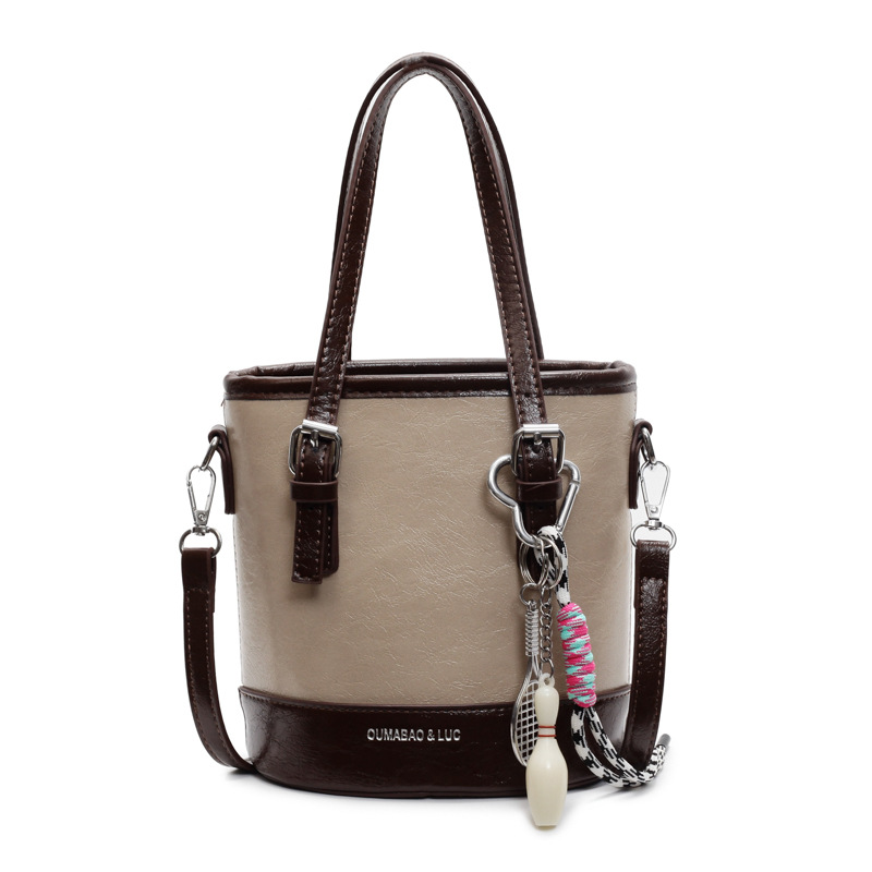 This year, there is a trend of niche, high-end, simple bucket bags for work, trendy, versatile and fashionable single-shoulder crossbody bags Item Picture