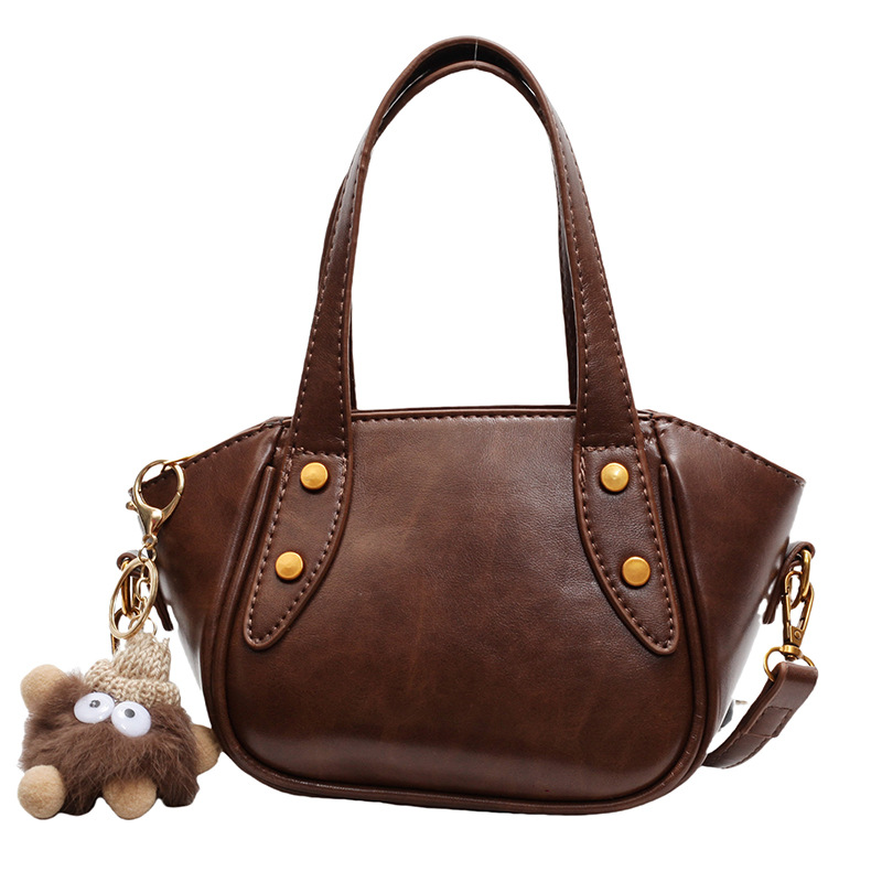 Simple and versatile hand-held bucket bag for women, 2024 new fashion trend single-shoulder bag, high-end and niche design crossbody bag Item Picture
