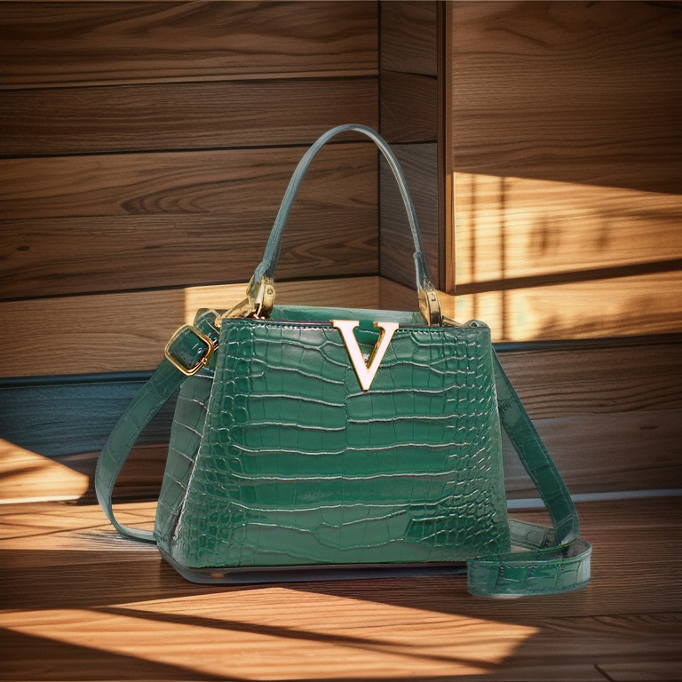 This is a new, niche, fashionable and versatile single-shoulder crossbody bag for women in 2024, featuring high-quality foreign trade stone patterns Specification drawing