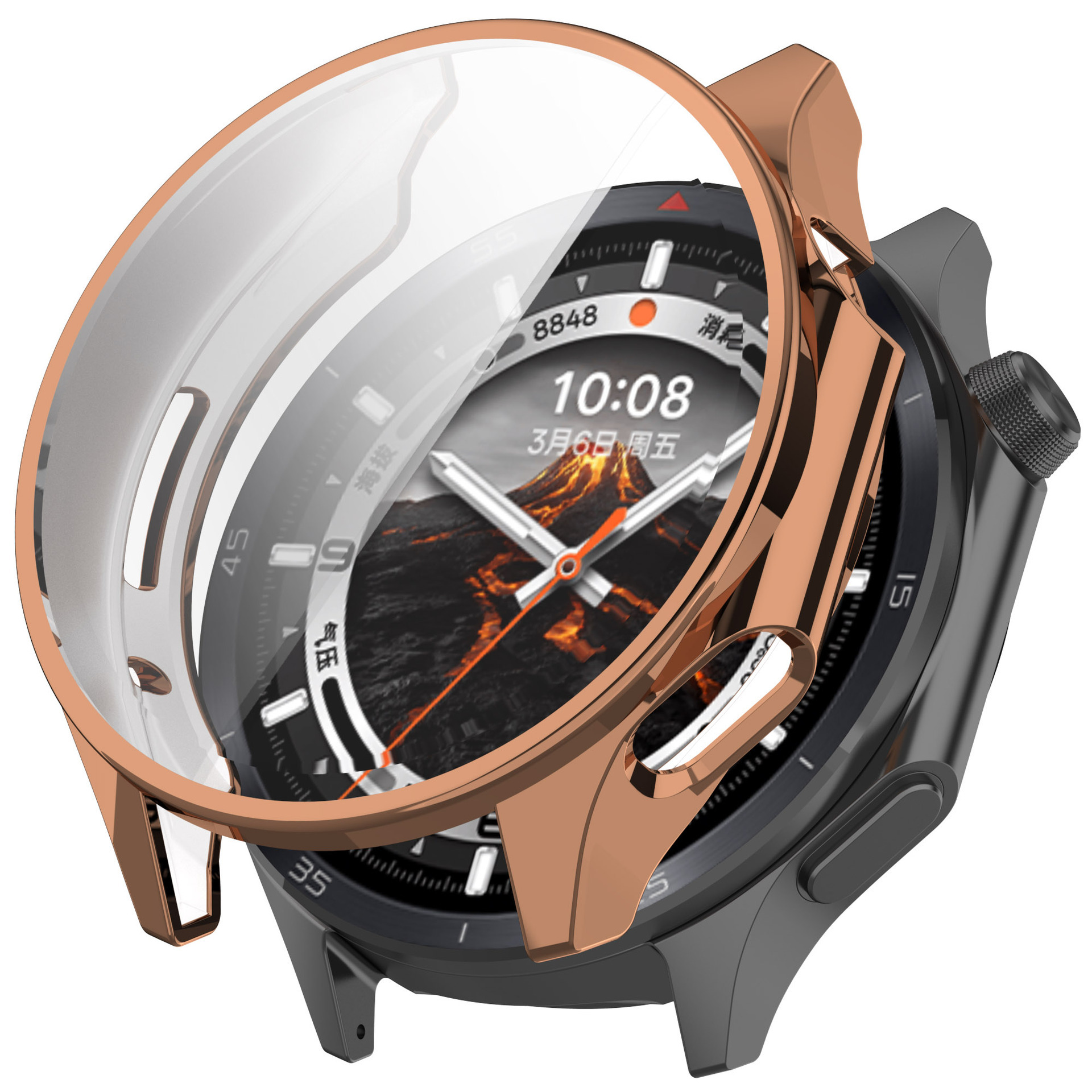 Suitable for OPPO watch X2 protective case, watch X2 electroplated tpu case, OnePlus Watch3 case Item Picture