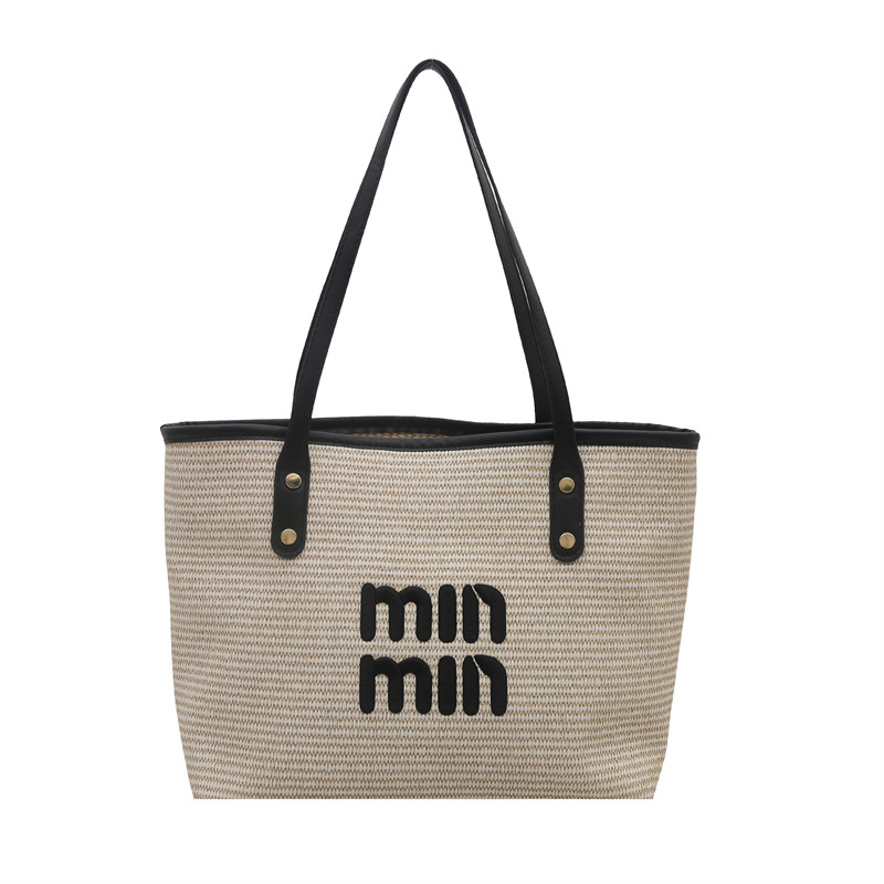 New trendy handbag for women 2025 summer, a fashionable and versatile beach single-shoulder bag, a woven crossbody bag Item Picture