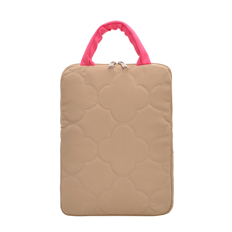 Cute color-blocking and patchwork handbag, women's embossed large-capacity fashionable commuting handbag, cross-border trend Item Picture