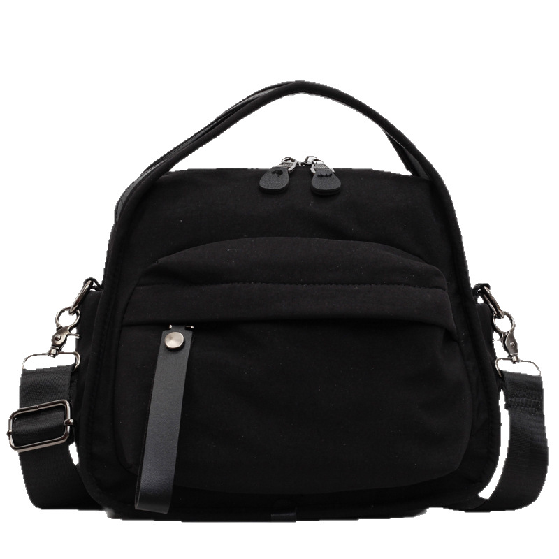 2025 New simple, lightweight, casual, fashionable and versatile handbag for women, solid color commuting multi-pocket single-shoulder crossbody bag Item Picture