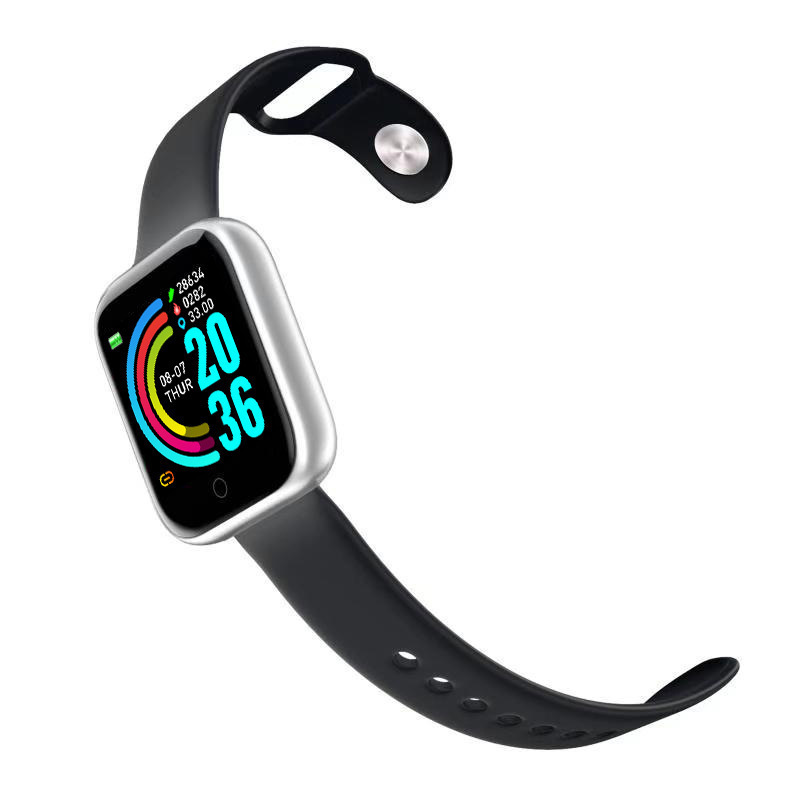 Y68 Smart bracelet, D20 Macaron Smart bracelet, information reminder, heart rate, blood pressure, exercise, Bluetooth watch Item Picture