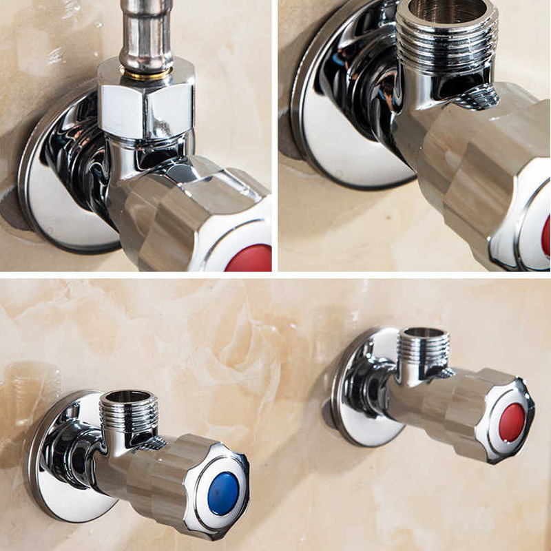 Thickened all-copper body Angle valve, toilet, water heater, cold and hot water Angle valve, quick-opening stop valve Application Scenario