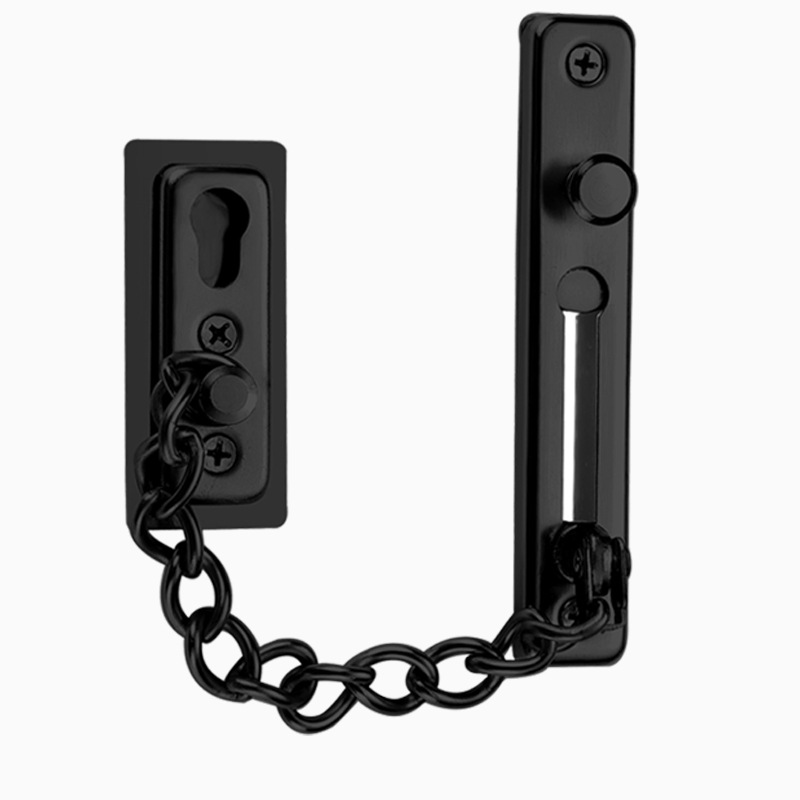 304 stainless steel anti-theft chain for hotel dormitories, home decoration, safety doors and Windows, anti-lock, thickened door bolts and door buckles Item Picture