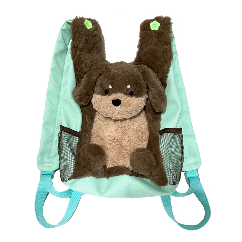 New cute little penguin plush cartoon backpack, Dachshund school student schoolbag, casual commuting backpack Item Picture