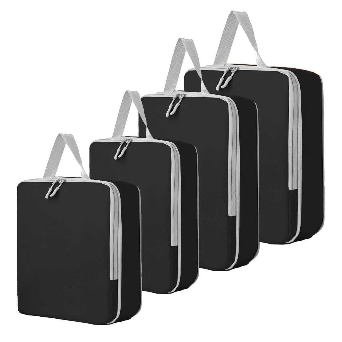 Travel storage bag, 8-piece compressed set, digital toiletries, cosmetics storage bag, clothes, shoes, luggage, travel bag full figure