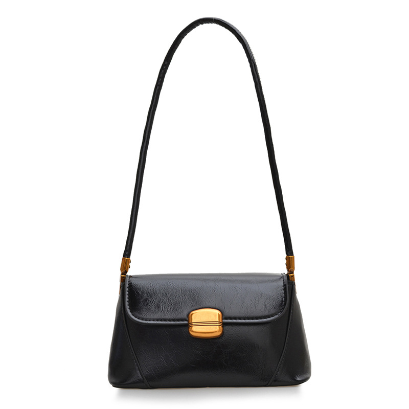 Cross-border bag, women's baguette small bag, 2025 new style, trendy, ins, high-end, niche, this year's popular single-shoulder armpit bag Item Picture