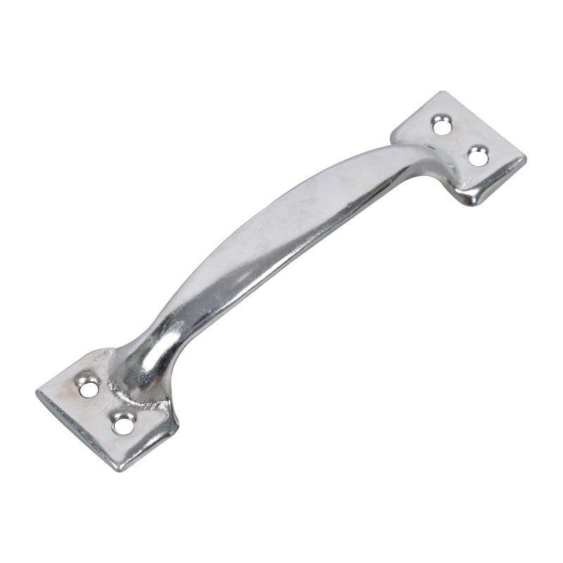 Bow-shaped handle, galvanized handle, simple handle, old-fashioned gripper, furniture cabinet, drawer, wooden door, stainless iron sheet handle Item Picture