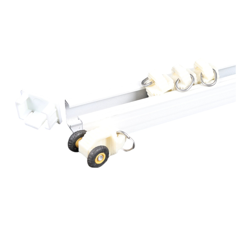 Hospital curtain slide rail, hidden aluminum alloy silent track, medical partition curtain track manufacturer Item Picture