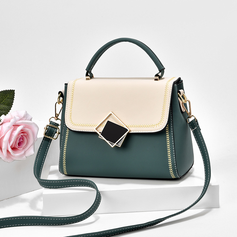 Factory direct sales of 2022 new fashionable hand-held women's bags, simple Korean-style single-shoulder crossbody bags, one-piece consignment details Picture