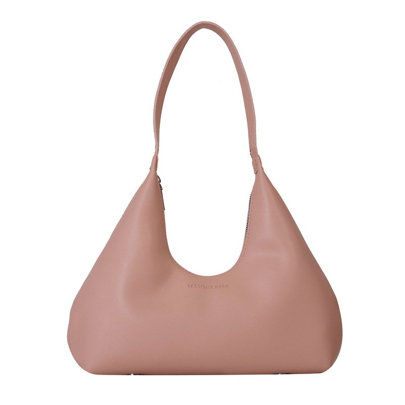 2023 Autumn retro and simple underarm bag, crescent bag, elegant and fashionable shoulder bag, handbag, casual women's bag, baguette bag Item Picture