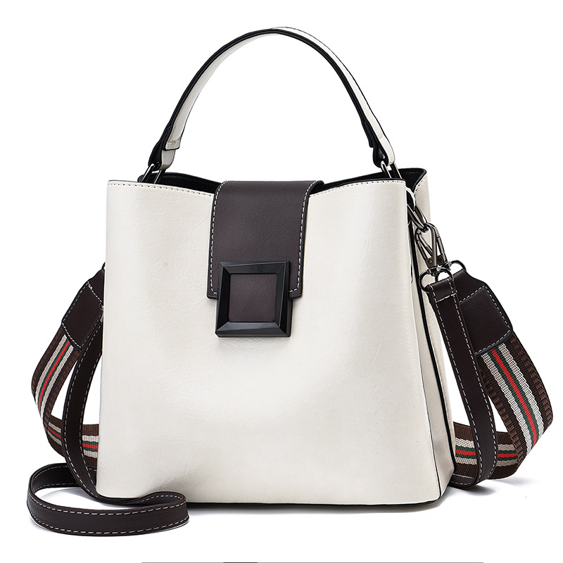 Bag Girl 2022 New Trendy and fashionable women's Bag, large capacity bucket bag, elegant single-shoulder handbag, versatile crossbody bag details Picture