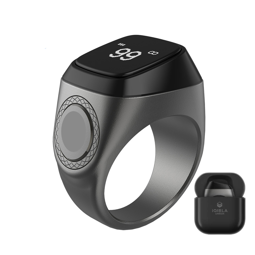 The waterproof manufacturer of the upgraded charging case version of the smart Bluetooth push-button electronic multi-functional finger counter M02Pro full figure