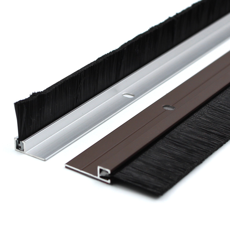 Aluminum alloy sealing strips for hotel room door gaps, windproof, dust-proof, insect-proof and light-blocking sealing strips Item Picture