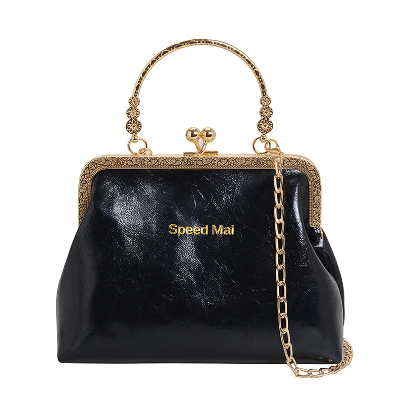 2025 Summer New lapel handbag, fashionable shoulder bag, elegant lady dinner bag, chain bag Item Picture