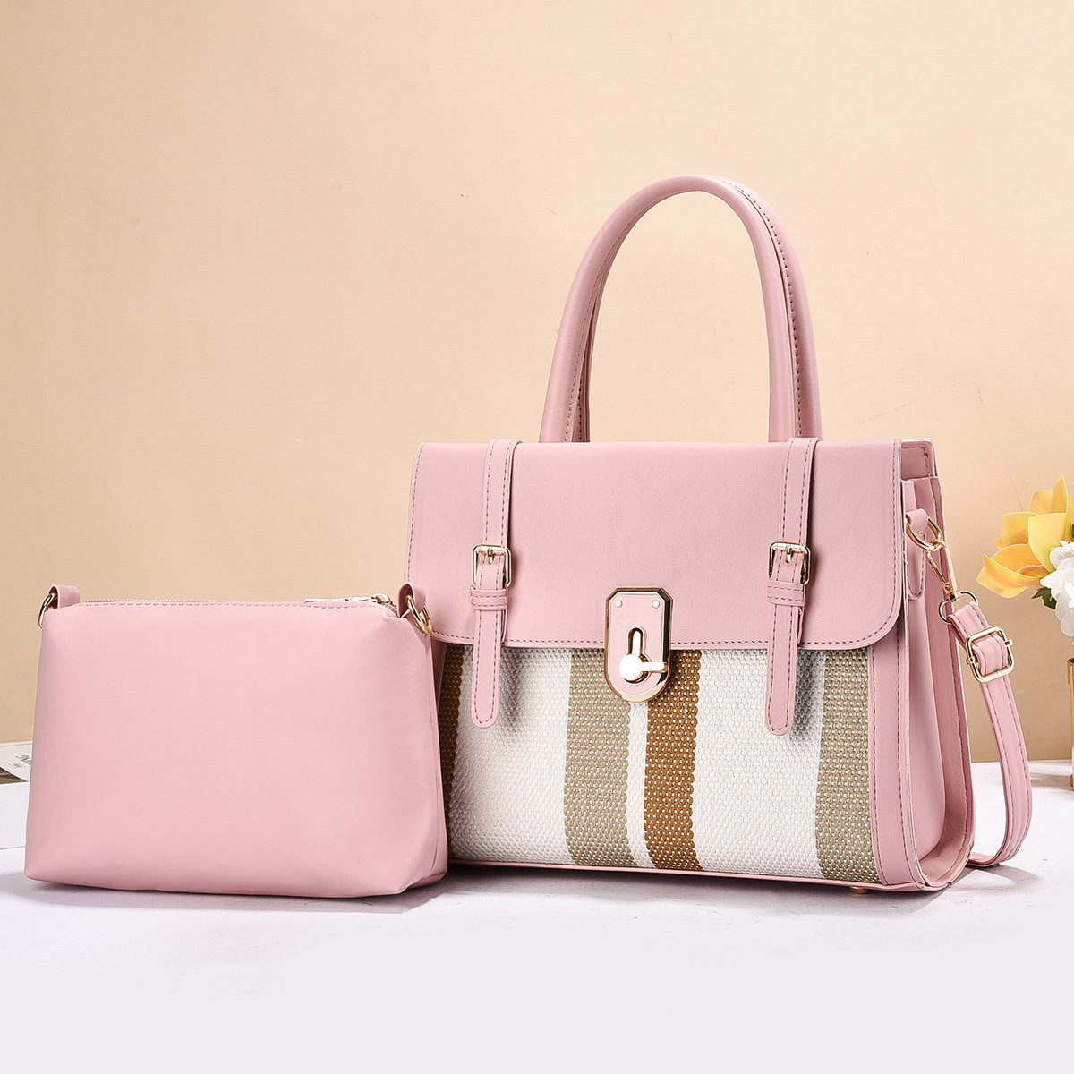 Factory direct sale trendy bags2025 Women's large leather tote bun mother bag, simple and high-end design sense for women Specification drawing