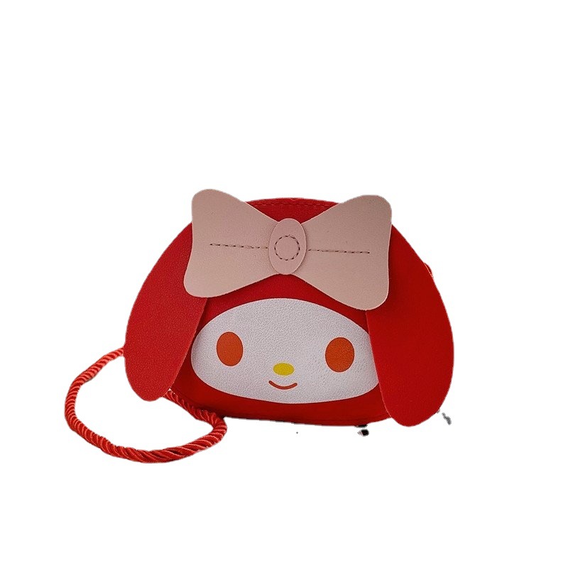 Cute cartoon plush little girl crossbody bag, fashionable and trendy, super cute and trendy. Paired with a phone bag, Japanese-style loose change bag for girls Item Picture