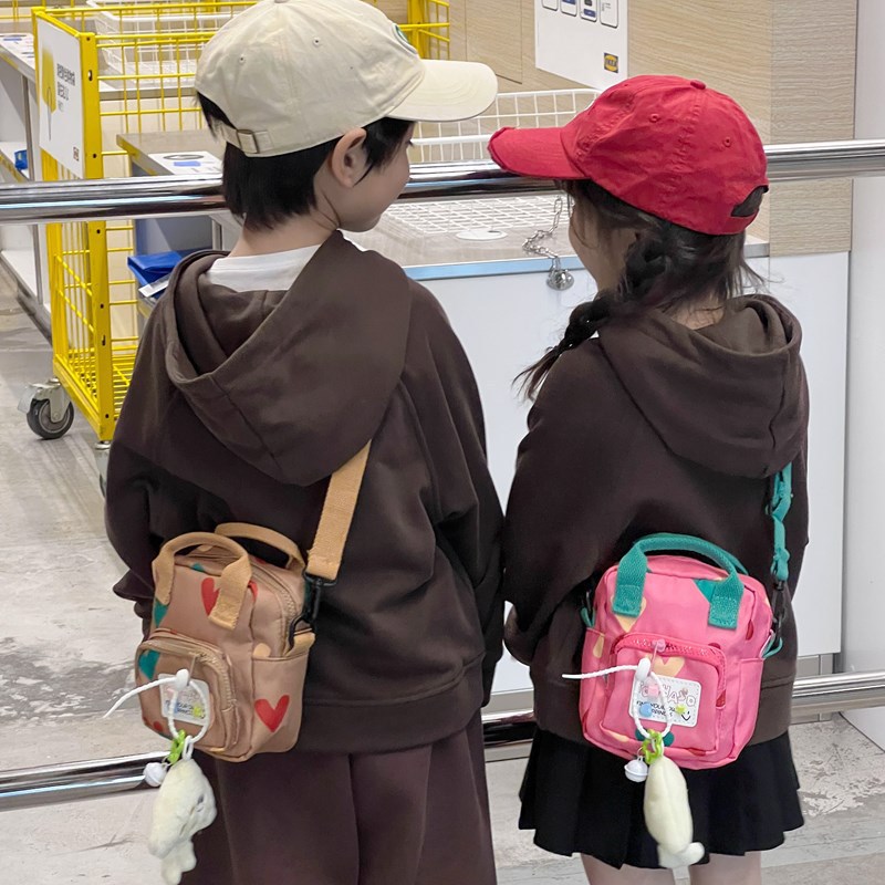 Children's crossbody bag 2025 Spring/Summer New trendy cartoon cute single-shoulder bag for boys and girls, casual coin purse for primary school students details Picture