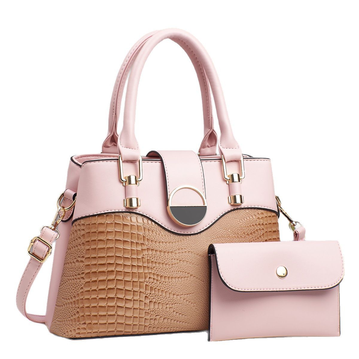 "Bag Girl 2025 New Style for cross-border trade, high-quality, large-capacity hand-held women's bag, trendy and fashionable single-shoulder crossbody bag. Item Picture