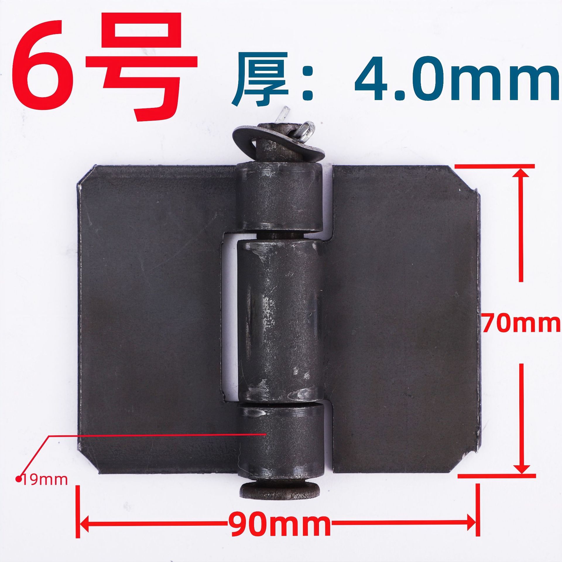 Welded hinge climbing frame accessories, high-sided semi-trailer iron door, industrial thickened welded hinge iron hinge for trucks Application Scenario
