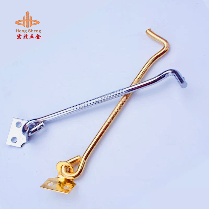 Thickened old-fashioned solid windproof iron window hooks, antique style hook window hooks, wooden window fixed hook window buckle window accessories full figure