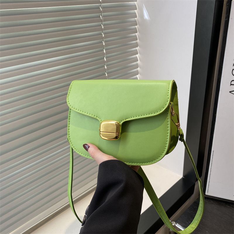 Cross-border bag for Women 2025 New Style fashionable saddle bag, Korean version, niche, high-end, casual and versatile crossbody bag full figure