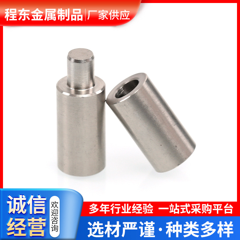201 stainless steel door shaft welded hinge cylindrical hinge door shaft 8/10-28mm stainless steel bearing door hinge details Picture