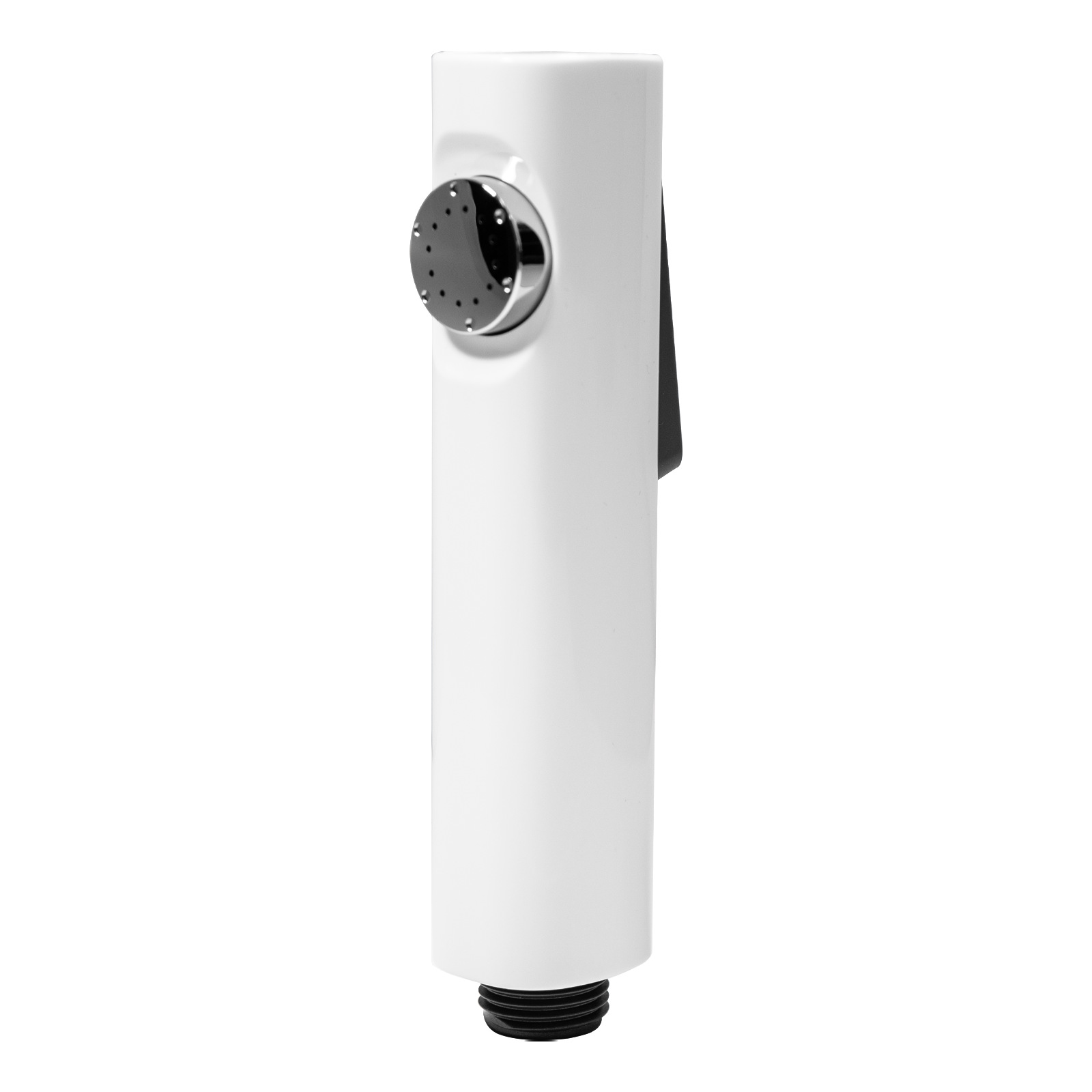 E-commerce showerhead, toilet companion, spray gun, economical white electroplated ABS one-button press handheld showerhead details Picture