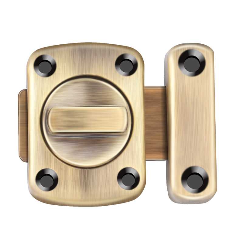 Alloy latch door lock, latch latch, lock latch, door bolt latch, indoor bathroom safety anti-theft, bedroom anti-lock magic tool Item Picture