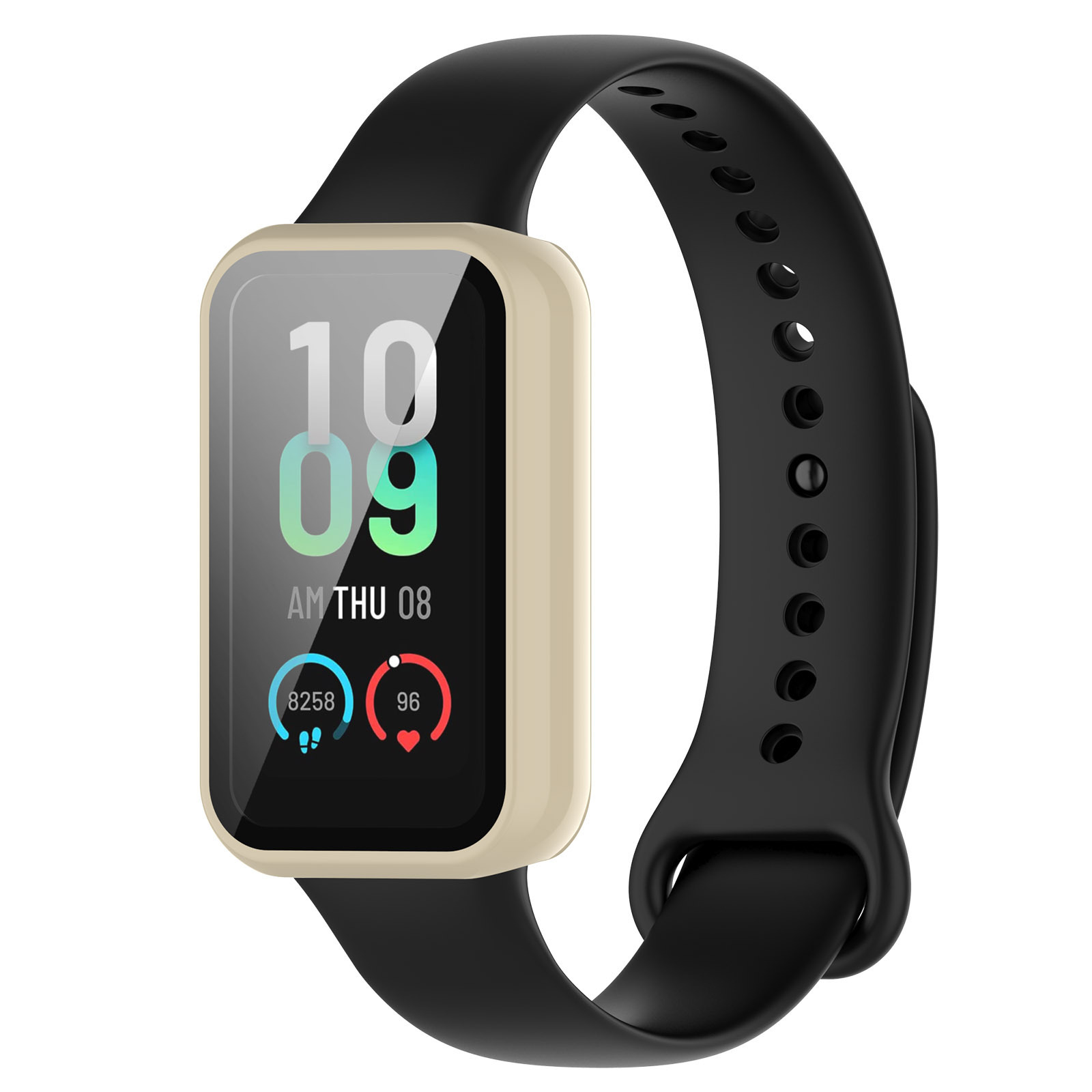 Suitable for Huami band7 watch case, Amazfit Band 7 protective case PC+ tempered film case and film integrated Item Picture